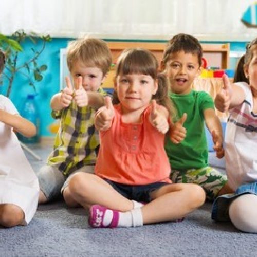 five-little-children-sitting-on-260nw-140863210